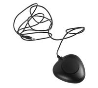 UTHCLO Pédale Électronique Silencieuse pour Piano Numérique Connecteur 3,5 Mm, Pédale de Commande Momentanée Compacte Compatible Synthétiseur et Boîte à Rythmes, Accessoire