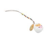 UTHCLO Pendentif Téléphone Mouton Cloche et Cordon, Décoration Suspendue Créative, Charme Porte-clés Décoratif pour Téléphone Portable, Accessoire Original pour Smartphone