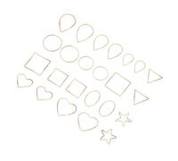 UTHCLO Pendentifs Géométriques En Alliage Diy 22 Pcs Pour Création De Boucles D’oreilles Accessoires Mix Couleurs Loisirs Créatifs Fête Fabrication Bijoux Artisanat