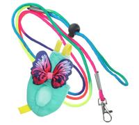 UTHCLO Perroquet avec Harnais et Laisse Colorée Vêtement de Vol Léger Tissu Lavable et Réutilisable Protection Confortable pour Perruches Calopsittes et Oiseaux Similaires