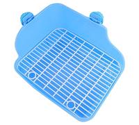 UTHCLO Pet Potty Trainer for Small Animals Durable Indoor Toilet with Wall Design Suitable for Rabbit Hamster Guinea Pig Ferret Easy to Clean with Random Screw Color Couleur Aléatoire
