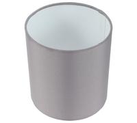 UTHCLO Petit Abat-jour Cylindrique Tissu Gris Diffuseur de Lumière Doux pour Lampe de Table Lampadaire et Plafonnier Remplaçant Élégant pour Salon et Chambre