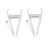 UTHCLO Pied à Coulisse Portatif 2Pcs Mesureur de Graisse Appareil de Mesure à la Rupture Utilisation Facile pour Hommes et Femmes Outil de Santé et Bien-