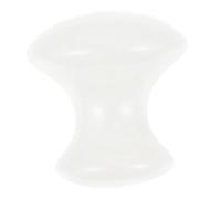 UTHCLO Pierre de Massage Gua Sha Champignon Cristal Quartz Naturel Outil Sculpté Main pour Apaisement Visage et Corps Surface Douce pour Relaxation Spa et