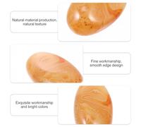 UTHCLO Pierre Naturelle de Décoration Agate Rouge Lisse Pierre de Massage Portable pour Méditation Relaxation et Équilibre Énergétique de Unique