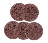 UTHCLO Pierres de Lave Marron pour Aquarium 5pcs, Filtration Haute Efficacité, Décor Naturel pour Aménagement Paysager en Zone Humide Artificielle