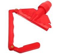 UTHCLO Pince à Balai Plastique Rouge Accessoire De Remplacement pour Tête De Balai Détachable Fixation Clip pour Manche De Outil Nettoyage Domestique Compatible Serpillière Standard