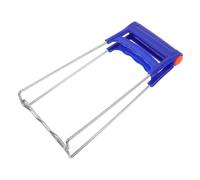 UTHCLO Pince Porte-Bols Anti-Brûlure en Acier Inoxydable et Plastique ABS Poignée Ergonomique Ressort Clip de Plaque Chauffante Sécurisé Outil Polyvalent Cuisine Lève-Assiettes