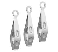 UTHCLO Pinces à Épiler en Acier Inoxydable Lot de 3, Pinces Cuisine Multifonctions pour Retirer Poils de Porc, Arêtes de Poisson, Accessoire Pratique pour Préparation Culinaire