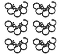 UTHCLO Pinces de Fauteuil Roulant en Plastique 30 Pcs, Clips de Câble de Frein Compatibles Tube Ø25 Mm, Pièces de Rechange pour Freins de Fauteuil Roulant Électrique, Fixation