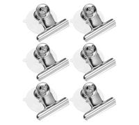 UTHCLO Pinces Ventouse en Acier Inoxydable Lot de 6 sans Perçage 2.28X2.09X1.57 Pouces pour Organiser Bain la Cuisine et Atelier