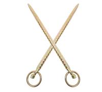 UTHCLO Piquets d'attache pour Animaux 2pcs en Fer Léger avec Finition Lisse, des Risques de Blessure, pour Élevages et Pâturages