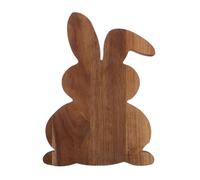 UTHCLO Planche à Découper en Bois Forme Lapin pour Pâques, Plateau de Service Décoratif Marron, Portable et Festif, pour Fêtes et Amuse-gueules Printaniers