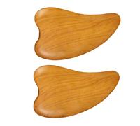 UTHCLO Planche à Gratter en pour Massage du Visage Outil Guasha Forme de Cœur Massage Relaxant Soins Peau pour Voyager pour L'E