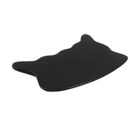 UTHCLO Planche Gua Sha en Corne de Bœuf Naturelle, Outil Facial Guasha Ergonomique Incurvé Noir, Masseur à Visage et Corps Polyvalent pour Massage Musculaire et Soins Peau, Accessoire