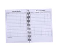 UTHCLO Planificateur Financier Compact Portable à Spirale Carnet Organisation des Dépenses et Budget Agenda Poche Léger pour Suivi Quotidien des Finances et Calendrier Familial