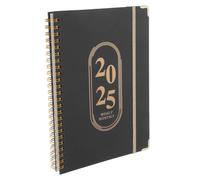 UTHCLO Planner Semainier avec Reliure Spirale Agenda Journalier Professionnel pour Bureau et École Carnet Polyvalent pour Notes et Planification