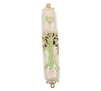 UTHCLO Plaque Mezuzah pour Porte Métal Rétro Ornement Religieux Traditionnel Décoration Temple et Bénédiction Protectrice