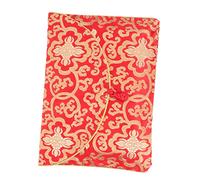 UTHCLO Pochette en Soie A4 pour Documents Enveloppe Brodée Fermeture à Nœud Chinois Pochette et Solide pour Écritures Bouddhistes Rangement de Fichiers et Cartes
