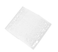 UTHCLO Pochoirs pour Peinture Murale en Pet Blanc, 16 Pièces, Modèle Créatif et Facile à Nettoyer, pour Projets Artistiques DIY et Développement des Compétences Pratiques