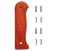 UTHCLO Poignée de Couteau Remplaçable en Bois Naturel Trou, Manche pour Couteaux Cuisine, Accessoire de Coupe Ergonomique Antidérapant, Rechange Légère et Facile à Installer, Adaptée
