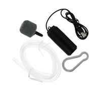 UTHCLO Pompe à Air pour Aquarium USB Petite Taille Légère en Abs et Cuivre, Silencieuse, pour Petit Poisson et Aquarium, 1 Set pour Oxygénation Couleur Aléatoire