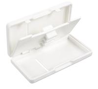 UTHCLO Porte-anches de Hautbois Blanc en Plastique 6 Compartiments, Étui Portable Protégeant les Anches de L'humidité, Design Professionnel Simple et Élégant