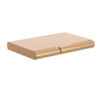 UTHCLO Porte-Cartes de Visite Alliage Aluminium avec Grand Espace de Rangement Étui Mince et Portable pour Cartes Professionnelles Unisexe Protection Pliures et Dommages