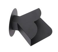 UTHCLO Porte-Serviettes en Acier Inoxydable Noir Mat Distributeur de Mouchoirs de Cœur Support de Serviettes de Table Vertical Organisateur Décoratif Cuisine et Restaurant Usage