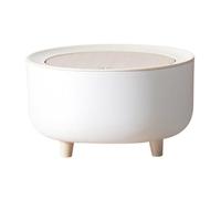 UTHCLO Poubelle Ménagère de Bureau 1 Pièce Mini Poubelle à Clapet avec Pieds Tripodes Conteneur à Déchets Multifonction Compacte et Pratique pour Bureau Rangement