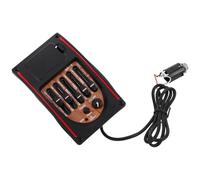 UTHCLO Préampli Égaliseur 5 Bandes pour Guitare Acoustique et Classique Micro Acoustique Intégré, Protection Clou de Cordier, Réglage Précis pour Performances Live et Enregistrement