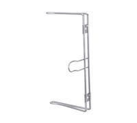 UTHCLO Présentoir Mural en Métal 30 Cm pour Paquet en Plastique Type T-shirt, Support Porte-paquet D’épicerie Facile à Installer, Organisateur Compact pour Gestion des Paquet en Magasin