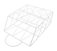 UTHCLO Présentoir Mural Suspendu en Fer Blanc pour Rangement de Livres et Journaux, Structure Simple pour Bureau ou Salle de Bain
