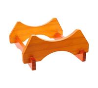 UTHCLO Présentoir Rustique en Bois Marron Clair pour Tonneau de 5 L - Support Décoratif et Multifonction pour Fûts de Vin ou Bière - Socle Stable et Pratique pour Bar ou Décoration