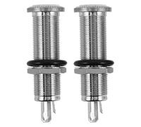 UTHCLO Prise de Sortie Cylindrique en Métal pour Guitare Électrique et Basse Électrique, 2 Pièces, Mécanisme de Verrouillage Sécurisé, Fonction Plug And Play, Accessoire Indispensable