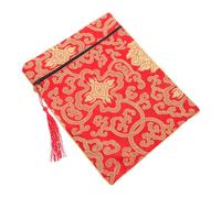 UTHCLO Protège-coran Soie Rouge Boîte De Rangement Pour Main Pour Texte Sacré