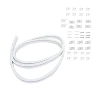 UTHCLO Rail de Rideau Flexible Incurvé U-Shape Silencieux pour Baie Vitrée et Balcon Coulissante Polyvalente et Facile à Installer Système de Tringle pour Séparation Intérieure