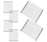 UTHCLO Recharge de 500 Attaches D’étiquetage Noires 125 Mm pour Pistolet à Étiquettes, Agrafes Robustes en Plastique pour Fixation D’étiquettes de Prix et Vêtements,