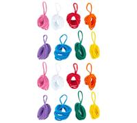 UTHCLO Recharge de Boucles de Tissage 96 Pièces en Corde Élastique Tressée Multicolore pour Loisir Créatif Garçon et Filles Kit DIY Manique et Décoration