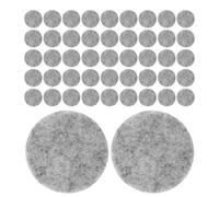 UTHCLO Recharge pour Diffuseur D'huiles Essentielles en Coton, 200 Pièces, Disques Ronds Gris Clair Diamètre 22 Mm, Compatibles Pendentifs Aromathérapie 30 Mm, Coussinets pour Collier,