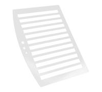 UTHCLO règles pour enfants de dessin au trait multifonctions blanche