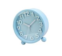 UTHCLO Réveil Électronique Garçon Fille Bleu Silencieux sans Pile Horloge de Chevet Décorative Facile à Régler Réveil de Bureau pour Garçons et Filles