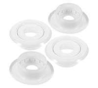 UTHCLO Rosaces de Gicleur Incendie Dn15 4 Pièces Plaques de Recouvrement Décoratives Blanches pour Tête de Sprinkler 1/2 Accessoires de Protection pour Installation Résidentielle et