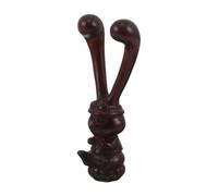 UTHCLO Rosewood Gua Sha Nose Massage Tool Handheld Facial Acupoint Scraper For Eye And Temple Relief Wooden Face Massager For Puffiness And Stress