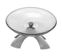 UTHCLO Roue de Course Silencieuse pour Hamster avec Palier Acier Exercice pour Petits Animaux Disque de Course Plastique avec Base Colorée Aléatoire Accessoire pour