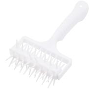 UTHCLO Rouleau à Pâtisserie pour Pâte à Pizza Docker en Pp Blanc Haute Dureté et Ténacité, Accessoire Cuisson Pâtisserie Cuisine