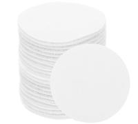 UTHCLO Rubans Adhésifs Double Face Autocollants 30 Paires pour Canapé et Tapis Bandes Auto-Agrippantes Rondes Blanches Fixateurs Antidérapants Ménagers pour Tapis Draps et Décor