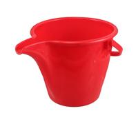 UTHCLO Seau D'engrais Plastique Rouge avec Grosse Capacité et Poignée, Épandeur D'engrais Précis pour Jardinage à Domicile et Activités sur Sable