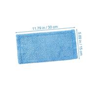 UTHCLO Serpillère Microfibre Réutilisable pour Balai Plat Rechange Extra Large Absorbante pour Sols Humides et Secs Nettoyage des Angles et Plinthes