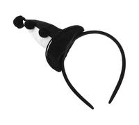 UTHCLO Serre-tête Clown Noir et Blanc Chapeau Forme Accessoire Carnaval et Festival pour Déguisement Original Homme et Femme